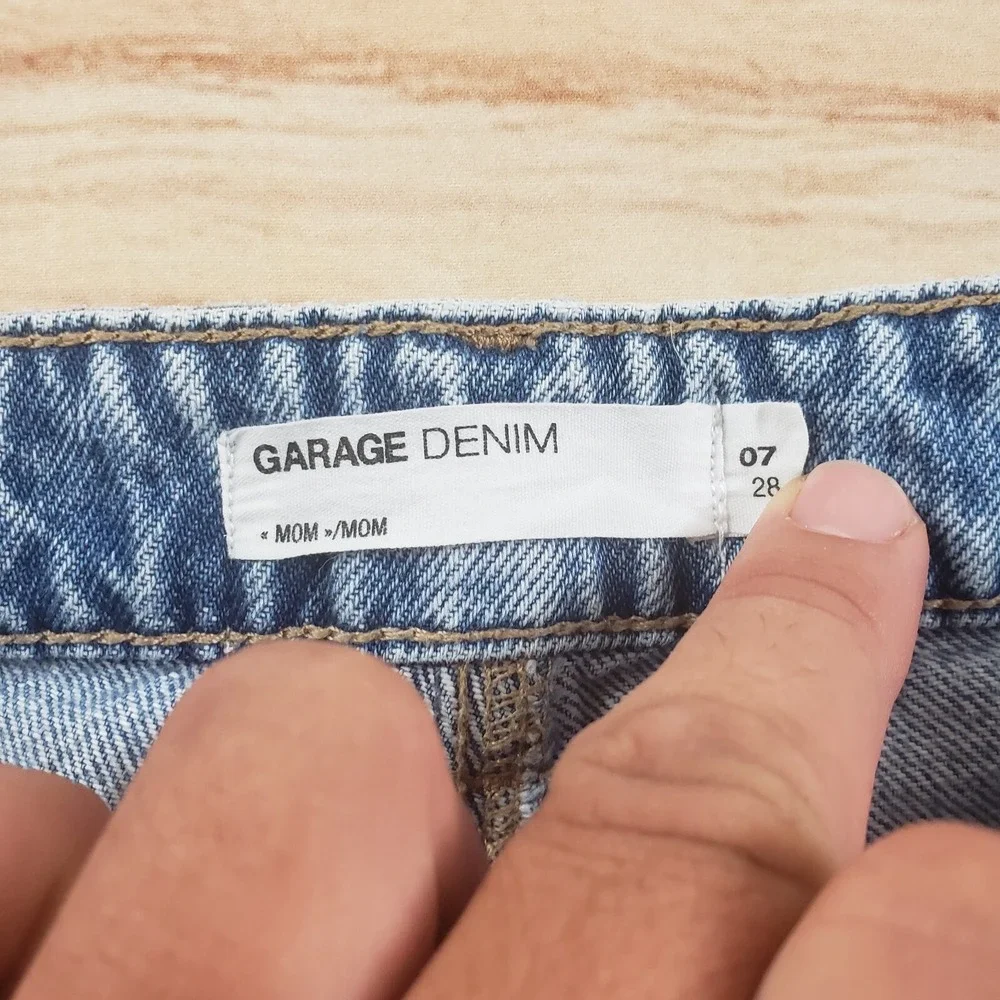 Garage Jeans Juniors 7 Blue Straight Regular Denim Outdoor Distressed‎ Ladies